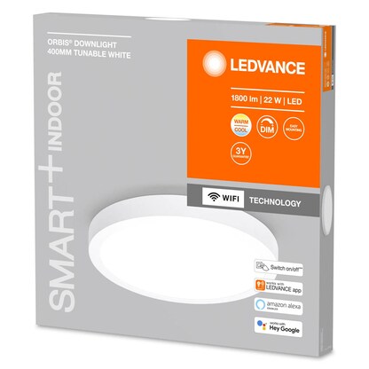 Artikelbild 8 für LEDVANCE SMART+ WIFI ORBIS DOWNLIGHT Smart Home Deckenleuchte weiß 22 W, Artikelnummer 533754