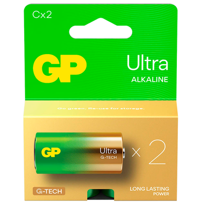 Artikelbild 2 für 2 GP Batterien ULTRA Baby C 1,5 V, Artikelnummer 219828