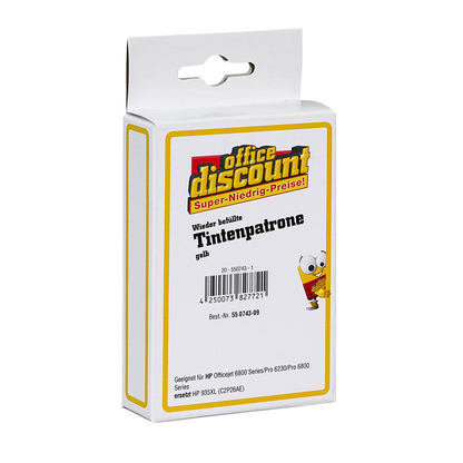Artikelbild 2 für office discount gelb Druckerpatrone kompatibel zu HP 935XL (C2P26AE), Artikelnummer 550743