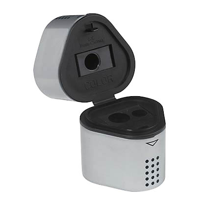 Artikelbild 13 für FABER-CASTELL Dosenspitzer dreifach GRIP 2001 silber, Artikelnummer 713230