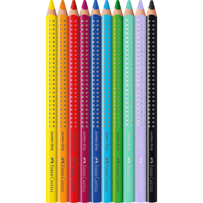 Artikelbild 12 für FABER-CASTELL Einhorn Jumbo Grip Buntstifte farbsortiert, 10 St., Artikelnummer 589319