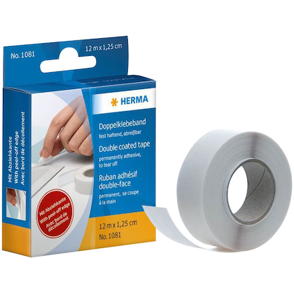 Artikelbild 24 für HERMA doppelseitiges Klebeband 12,0 mm x 12,0 m, 1 Rolle, Artikelnummer 817344