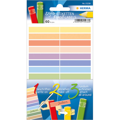Artikelbild 6 für HERMA Stiftetiketten Stifteetiketten, 60 Etiketten, Artikelnummer 548101