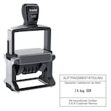 Artikelbild 1 für trodat Datumstempel mit Text individualisierbar 5480 selbstfärbend schwarz Logo möglich, 1 St., Artikelnummer 640259