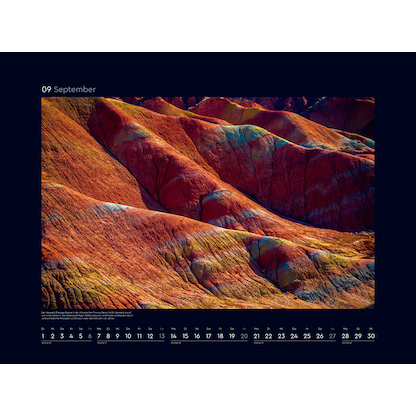 Artikelbild 10 für KUNTH Monats-Wandkalender Farben der Erde 2026, Artikelnummer 575698