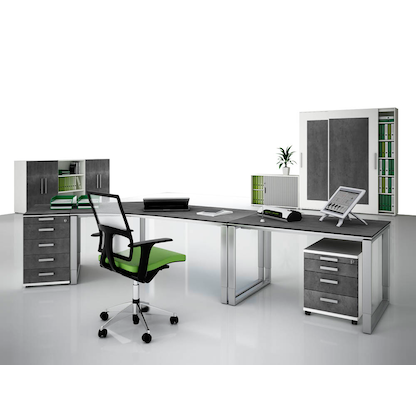 Artikelbild 8 für röhr Schiebetürenschrank Imperia, 194-1A4-9010-65-F1 weiß, quarzit 5 Fachböden 160,0 x 40,0 x 218,5 cm, Artikelnummer 186445