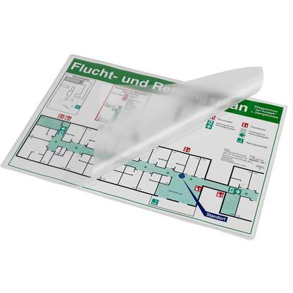 Artikelbild 6 für 100 LEITZ Laminierfolien glänzend für A3 80 micron, Artikelnummer 908103