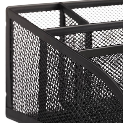 Artikelbild 4 für relaxdays Schreibtisch-Organizer schwarz Metall 5 Fächer 25,5 x 18,0 x 10,5 cm, Artikelnummer 516662