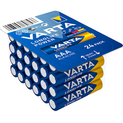 Artikelbild 3 für 24 VARTA Batterien LONGLIFE Power Micro AAA 1,5 V, Artikelnummer 220640