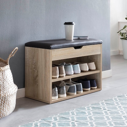 Artikelbild 4 für WOHNLING Schuhschrank, WL5.262 sonoma-eiche 1 Fachboden 60,0 x 30,0 x 40,0 cm, Artikelnummer 906392