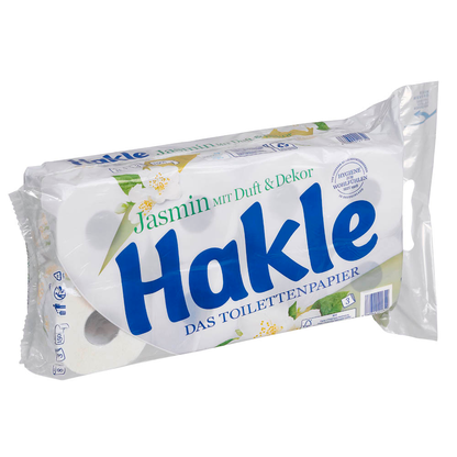 Artikelbild 2 für Hakle Toilettenpapier Jasmin 3-lagig, 8 Rollen, Artikelnummer 514218