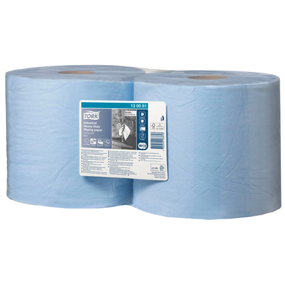 Artikelbild 20 für 2 TORK Putztuchrollen Advanced 440 3-lagig blau, 350 Blätter, Artikelnummer 499566