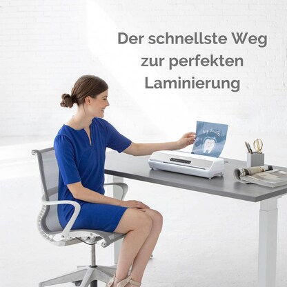 Artikelbild 5 für AKTION: Fellowes Amaris A3 Laminiergerät bis DIN A3 + GRATIS 100 Laminierfolien, DIN A4, 80 micron, glänzend, Artikelnummer 253528