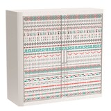 Artikelbild 1 für PAPERFLOW easyOffice Colour Rollladenschrank 61652 2 Fachböden 110,0 x 41,5 x 104,0 cm, Artikelnummer 210749