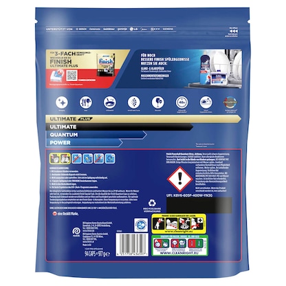 Artikelbild 2 für finish POWERBALL QUANTUM ALL IN 1 CITRUS Spülmaschinentabs 94 St., Artikelnummer 539872