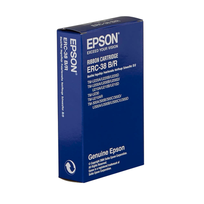 Artikelbild 2 für EPSON S015376 schwarz/rot Farbband, 1 St., Artikelnummer 342845