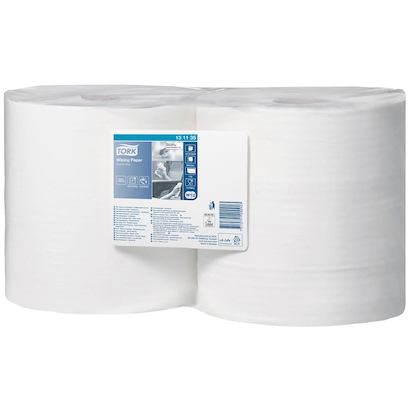 Artikelbild 12 für 2 TORK Putztuchrollen Advanced 415 1-lagig hochweiß, 1.150 Blätter, Artikelnummer 654442
