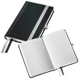 Artikelbild 1 für LEITZ Notizbuch DIN A6 kariert, satin schwarz Hardcover 160 Seiten, Artikelnummer 290135