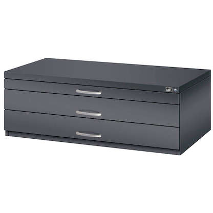 Artikelbild 5 für CP 7100 Planschrank schwarzgrau 3 Schubladen 110,0 x 76,5 x 42,0 cm, Artikelnummer 682409