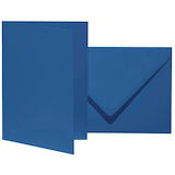 Artikelbild 1 für 10 artoz Faltkarten mit Briefumschlägen Mosaic DIN B6 marine, Artikelnummer 959320