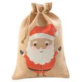 Artikelbild 1 für folia Nikolausbeutel Weihnachtsmann klein 17,0 x 25,0 cm 10 St., Artikelnummer 945113