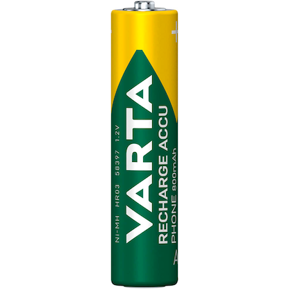 Artikelbild 2 für 2 VARTA Akkus RECHARGE ACCU Phone Micro AAA 800 mAh, Artikelnummer 495119