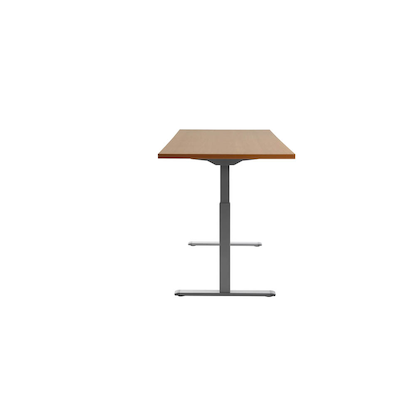 Artikelbild 5 für Topstar E-Table elektrisch höhenverstellbarer Schreibtisch buche rechteckig, T-Fuß-Gestell grau 180,0 x 80,0 cm, Artikelnummer 501193