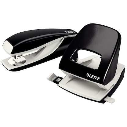 Artikelbild für AKTION: LEITZ Locher und Heftgeräte Set WOW 5095 schwarz mit Prämie nach Registrierung, Artikelnummer 678411