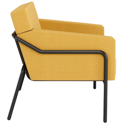 Artikelbild 2 für medso powered by PAPERFLOW Sessel MEDSO L gelb schwarz Stoff, 1 St., Artikelnummer 522849