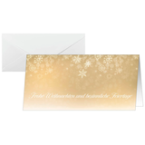 Artikelbild 1 für 25 SIGEL Weihnachtskarten Golden Christmas Night DIN lang, Artikelnummer 627636