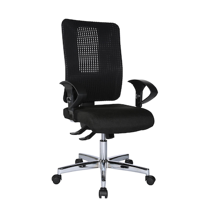 Artikelbild für Topstar Bürostuhl Open XT (N), OX790U G200 Stoff schwarz, Gestell chrom, Artikelnummer 669650