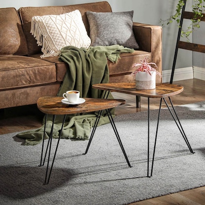Artikelbild 5 für VASAGLE Couchtische-Set braun, Artikelnummer 289387