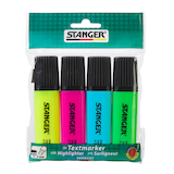 Artikelbild 1 für STANGER Textmarker farbsortiert, 4 St., Artikelnummer 436356