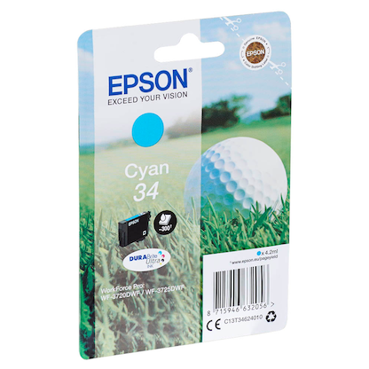 Artikelbild 2 für EPSON 34 / T3462 cyan Druckerpatrone, Artikelnummer 370989