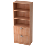 Artikelbild 1 für HAMMERBACHER Regalschrank 7300 CE, V7300/N/N/CE nussbaum 80,0 x 42,0 x 200,4 cm, Artikelnummer 862666