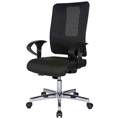 Artikelbild 2 für Topstar Bürostuhl Open XT (N), OX790U G200 Stoff schwarz, Gestell chrom, Artikelnummer 669650