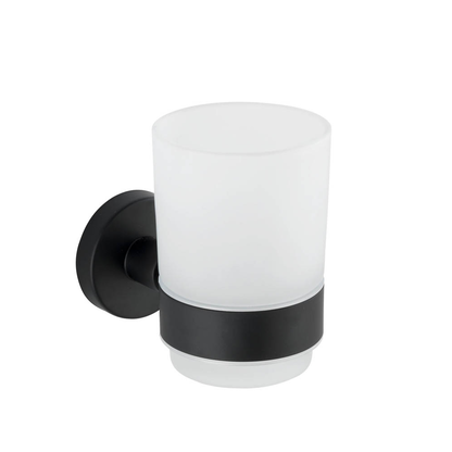 Artikelbild für WENKO Zahnputzbecher Uno Bosio schwarz, matt, Artikelnummer 806061