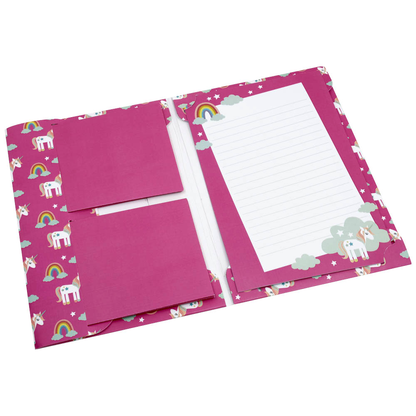 Artikelbild 4 für artoz Briefpapier mit Briefhüllen Einhorn pink ca. DIN A5 80 g/qm 1 Pack, Artikelnummer 129139
