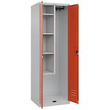 Artikelbild 1 für CP Putzmittelschrank Classic Plus 080100-00 S10000 lichtgrau, reinorange 60,0 x 50,0 x 185,0 cm, aufgebaut, Artikelnummer 113967