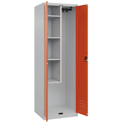 Artikelbild 18 für CP Putzmittelschrank Classic Plus 080100-00 S10000 lichtgrau, reinorange 60,0 x 50,0 x 185,0 cm, aufgebaut, Artikelnummer 113967
