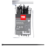 Artikelbild 1 für 100 TOX Kabelbinder Clip schwarz, Artikelnummer 560468