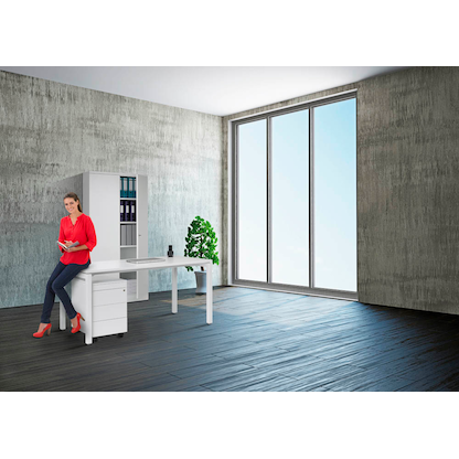 Artikelbild 9 für Gürkan Rollcontainer weiß 4 Auszüge 42,0 x 60,0 x 62,0 cm, Artikelnummer 196636