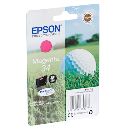 Artikelbild 2 für EPSON 34 / T3463 magenta Druckerpatrone, Artikelnummer 370991