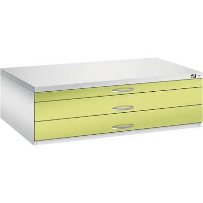 Artikelbild 4 für CP 7200 Planschrank clowngrün, lichtgrau 3 Schubladen 135,0 x 96,0 x 42,0 cm, Artikelnummer 682839