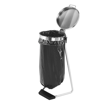 Artikelbild 5 für Hailo ProfiLine MSS Design XXXL Müllsackständer 120,0 l silber, Artikelnummer 552303