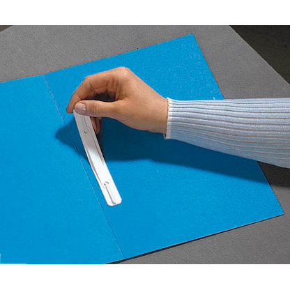 Artikelbild 2 für 25 MOOG & LANGENSCHEIDT Heftstreifen, selbstklebend weiß Kunststoff, Artikelnummer 710871