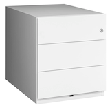 Artikelbild 1 für BISLEY Note Rollcontainer verkehrsweiß 3 Auszüge 42,0 x 56,5 x 49,5 cm, Artikelnummer 877258