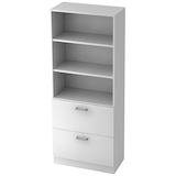Artikelbild 1 für HAMMERBACHER Regalschrank 7300 CE, V7300/W/W/CE weiß 80,0 x 42,0 x 200,4 cm, Artikelnummer 862706