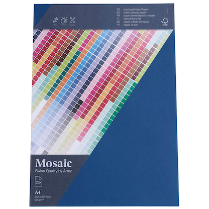 Artikelbild für artoz Briefpapier Mosaic marine DIN A4 90 g/qm 25 Blatt, Artikelnummer 959288