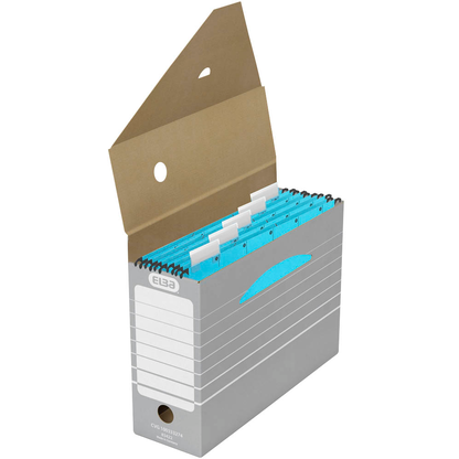 Artikelbild 10 für 10 ELBA Archivboxen Tric grau/weiß 11,0 x 34,0 x 27,0 cm, Artikelnummer 961831